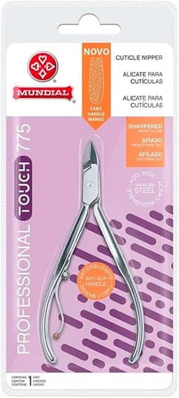 Mundial Alicate Cuticula Prof Touch Inox 775 1Pc
