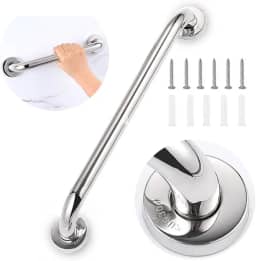 Barra Alça De Apoio Banheiro Idoso Deficiente 60cm Inox Design Elegante