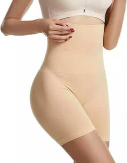 Cinta Modeladora Shorts Cintura Alta Diminui Aperta Barriga Compressão