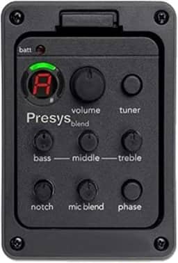Captador Piezo Fishman 301, Sintonizador EQ de Pré-Amplificador de Violão