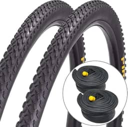Par Pneu Para Bicicleta MTB Aro 26x2.0 (50-559) Pirelli Scorpion + 2 Câmaras Aro 26 Pirelli.