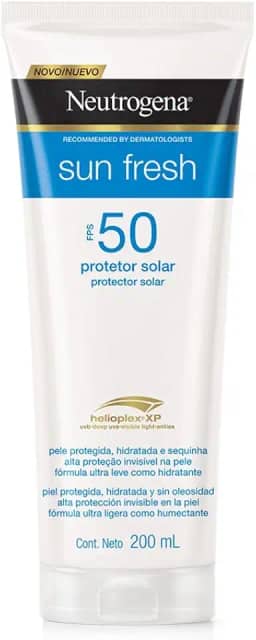 Neutrogena Sun Fresh Protetor Solar Corporal, FPS 50, 200ml