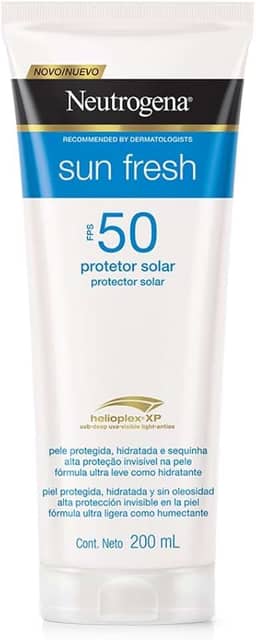 Neutrogena Sun Fresh Protetor Solar Corporal, FPS 50, 200ml