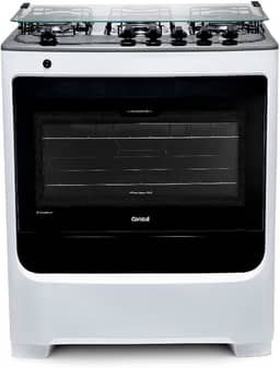 Fogão de Piso Consul 5 Bocas Branco com Acendimento Automático e Botões Removíveis - CFS5NAB BIVOLT