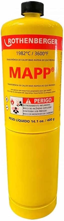 Gás Mapp Pro R35539 Rothenberger para Maçarico Portátil 400g Peça