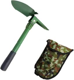 Pá Multifunção Picareta em Aço Dobrável com Estojo TX-02