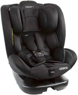 Cosco Kids, Cadeirinha Evolutty 360 X, 0 a 36kg, com Giro 360º e Isofix, Preto