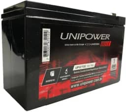 Bateria Estacionária Selada 12V 7Ah VRLA UP1270E Unipower