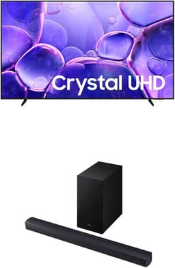 Samsung Combo Smart TV 85" Crystal UHD 4K U8100F + Soundbar HW-Q600F