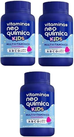 Kit 3 Vitamina Kids 60 Cápsulas - Neo Química