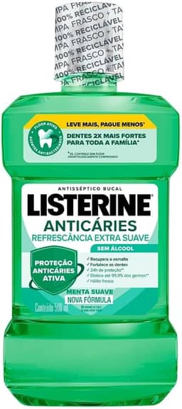 Listerine Anticáries Enxaguante Bucal, 500mL