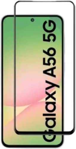 [GL CASES] Película Samsung Galaxy A56 Anti Risco Película A56 Vidro Temperado 3D 9H Proteção Com Cobertura Total Da Tela + Kit Limpeza Para Aplicação