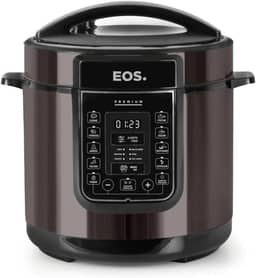 Panela de Pressão Elétrica 6 Litros EOS Multicooker Digital Titanium EPP60DT 110V