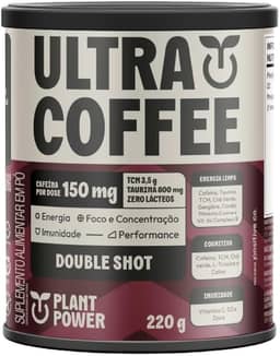 Plant power café instantâneo - Ultra coffe double shot 220g