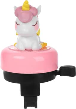 SAFIGLE Campainha de Bicicleta de Unicórnio para Crianças, Campainha de Guidão de Bicicleta de Desenho Animado Fofa, Buzina de para Bicicletas, Scooters, Rosa