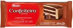 Barra de Chocolate Fracionado Confeiteiro Ao Leite 1,05kg - Harald