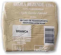 Rezende Argila Branca para Modelagem com 1 kg