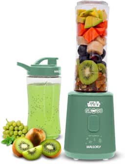 Liquidificador Individual Mallory Grogu - 2 Copos: 400ml e 600 ml, 300W de potência, Pés antiderrapantes, Comprimento do cabo de 122cm - 127V