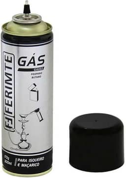 Refil para Maçarico Culinário Recarga Isqueiro Gás Butano-Propano 320ML/170G