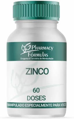 Zinco 50mg - Suplemento para Imunidade, Pele e Cabelos | Alta Absorção | 60 Cápsulas | Pharmacy & Formulas