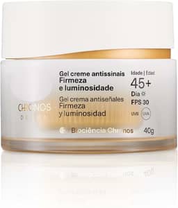 Gel Creme Antissinais Firmeza e Luminosidade 45+ Dia Chronos Derma 40 g