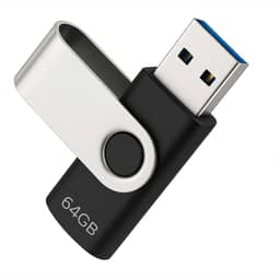 Pendrive 64gb Usb 2.0 Preto Pen Drive Compacto Leve Rápido Memória Flash Drive Compatível Com Windows Linux Macbook Som Automotivo Armazenamento Seguro Durável Resistente Linha Super Premium
