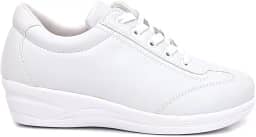 Tênis Sapatênis Feminino Casual Anabela Ortopédico Para Esporão E Trabalhos Em Pé