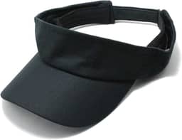 Viseira Praia Esportiva Corrida Ao Ar Livre Ajustável Cor: Preto