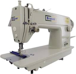 Reta Industrial BC 6150 Completa,1 agulha,lubrificação automática,5000PPM - Bracob (110)