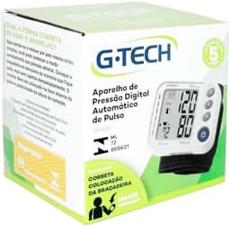 G-Tech Aparelho de pressão digital de pulso GP400, Branca