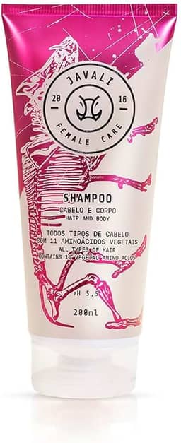 Shampoo Feminio Female Care Cabelo e Corpo (200ml) 2 em 1 Hidratante Perfumado