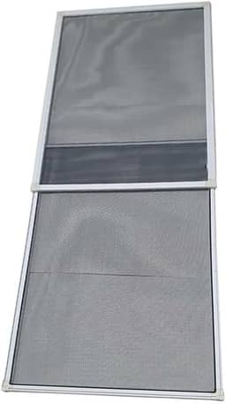 Tela Mosquiteira Regulável Para Portas E Janelas 70cm até 130cm Alumínio Reforçado (Branco)