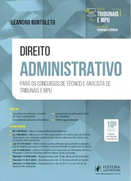 Tribunais E Mpu - Direito Administrativo - Para Analista - 10ª Edição (2024)