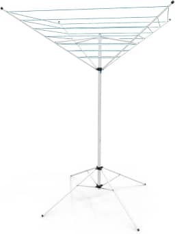 Varal De Chão Aço Carbono Retrátil Giratório Reforçado 7 Cordas Durável Varal Sul