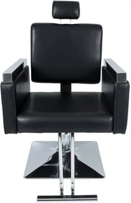 Cadeira Hidráulica Reclinável Barbeiro Salão Pelegrin Pel-2613 Preto