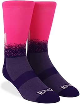 Meia Performance Poliamida Anti-suor Anti-bolha Corrida Bike Ciclismo Pedal Triathlon Treino Academia Unissex Cano Médio