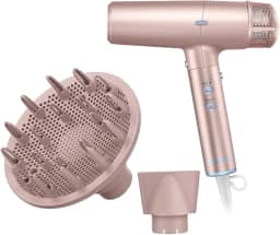 Conair, Secador Digital de Cabelo, Com Difusor, Secador Digital Iônico, 1700W, DIGITALaire, Rosa - 110V