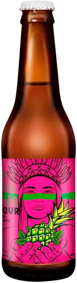 Cerveja Catharina Sour Abacaxi Com Hortelã Dama Bier 355ml