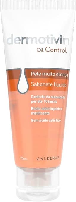 Dermotivin Sabonete Líquido Facial Pele Oleosa Oil Control 70ml