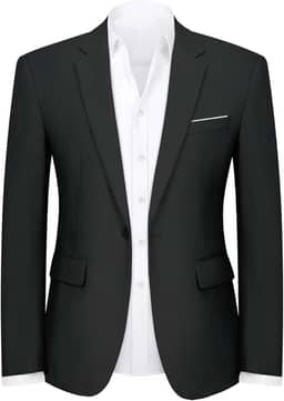 Blazer masculino slim fit de um botão, jaqueta esportiva leve para casamento, negócios, festa