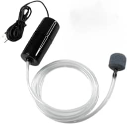 Bomba de Ar, Aquário USB Portátil com Filtro Auxiliar - Oxigenador Profissional para Tanques de Água Doce e Salgada - Operação Silenciosa