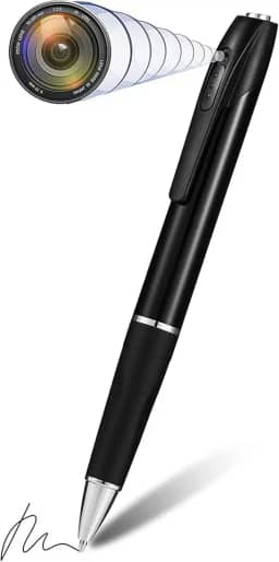 Limiete Spy Pen Câmera 1080p HD 20g Gravador leve, mas Verifica – Guardião de evidências secretas para palestras, reuniões e segurança diária (16 GB)