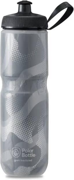 Garrafa de água Polar Bottle – sem BPA, garrafa esportiva térmica com alça (710 ml)