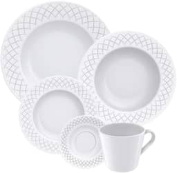 Aparelho de Jantar Tramontina Ingrid em Porcelana 20 Peças