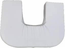 Almofada Amamentacao Gemeos Grande Lisa Cinza Gemelar