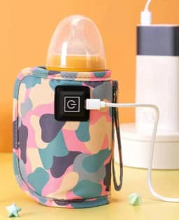 Aquecedor 3 Niveis Mamadeira Veiculo/carro Usb Portátil (Rosa)