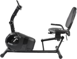 Acte, Bicicleta Ergométrica Horizontal Assento Ajustavel 8 Intensidades E26 - Preto