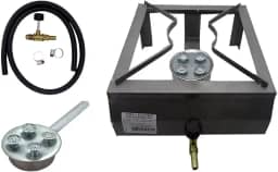 Fogão Alta Pressão Portátil 1 Boca Gás para Camping Caminhão Viagens Portátil com mangueira Semi industrial