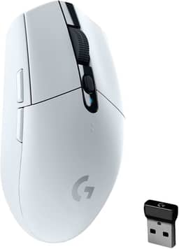 Mouse Gamer Sem Fio Logitech G305 LIGHTSPEED com 6 Botões Programáveis e Até 12.000 DPI - Branco