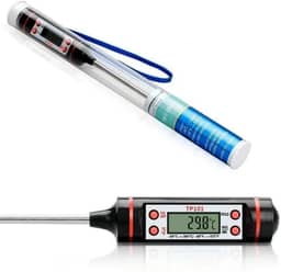 Termômetro Culinário Digital Espeto Alimento Cozinha Carne Churrasco Sobremesa Líquidos